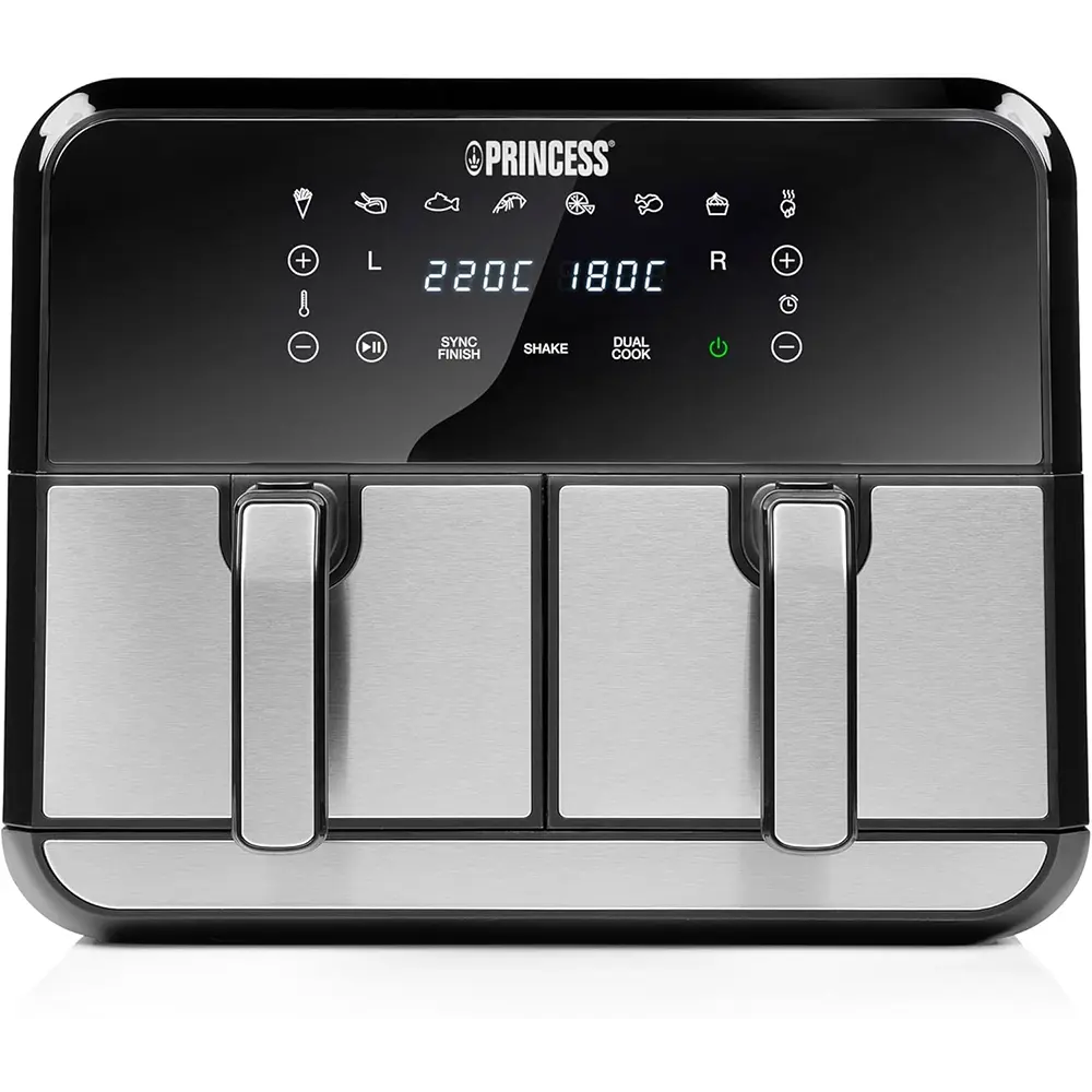Princess 182074 Dubbele Airfryer - Vooraanzicht