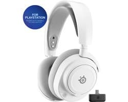 SteelSeries Arctis Nova 7 Gen 2 - Draadloze Gaming Headset - 50 uur accuduur - PC, PlayStation, Switch & Mobiel - Wit