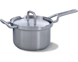 Q-linair Master steelpan 16 cm met deksel