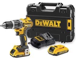 DeWALT DCD796D2 18 Volt Accu klopboormachine met 2x 2.0Ah XR accu's en lader in TSTAK koffer