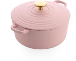 Bourgogne braadpan 24cm/4.2L Blush pink
