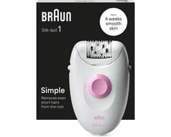 Braun Silk Epil 1 Epilator Transparant