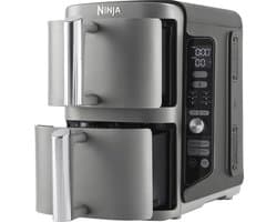 Ninja Double Stack Airfryer XXL - 9.5 Liter - Dubbele Gestapelde Lades - 6 Programma's - Inclusief Kookrekjes - SL400EU