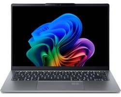 Acer Swift Go 14 AI SFG14-64-R6MM AMD Ryzen AI 7 350 Laptop 35,6 cm (14") WUXGA 32 GB LPDDR5x-SDRAM 1 TB SSD Wi-Fi 7 (802.11be) Windows 11 Home Zilver