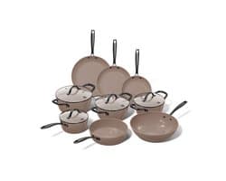 Enjoy 3-delig pannenset Light Blue met wok