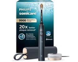 Philips Sonicare DiamondClean Prestige 9900 - Elektrische Tandenborstel met SenseIQ - AI - Donkerblauw - HX9992/12