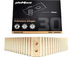 gazonmaster Mesjes voor Worx Landroid  robotmaaier  - 30 stuks  - titanium