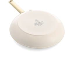 Sublime 2-delige koekenpannenset Cream 24 cm + 28 cm