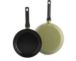 Enjoy koekenpannenset Olive Green 2-delig
