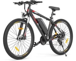 Eleglide Mopride 2 Elektrische Fiets 2026 Nieuwe Upgrade - 648Wh Accu (150km) - 250W Motor - 55Nm Koppel - Hydraulische Schijfremmen - Shimano 21 - Voorvering met Lockout (100mm) - 29" Frame - 27.5" x 2.35" Banden - StVZO-Verlichting - LCD Display