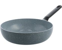 Enjoy wok Light Blue 28 cm + Panbeschermers