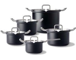 Q-linair Master Black (RVS) 5-delig