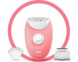 Braun Epilator Silk·épil 3 277 - Wit/Rose - Smartlight