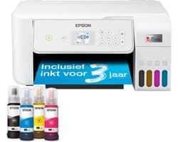 Epson EcoTank ET-2876 - All-in-One Inkttank Printer - Inclusief tot 3 jaar inkt - Wit