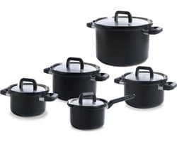 Flow Cool Black RVS pannenset 5-delig