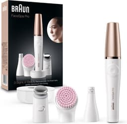 Braun FaceSpa Pro 912 Gezichtsepilator wit/brons