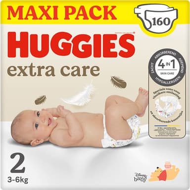 Huggies Extra Care Maat 2, 164 Luiers